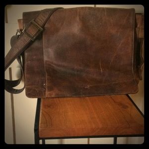 Men’s leather briefcase bag